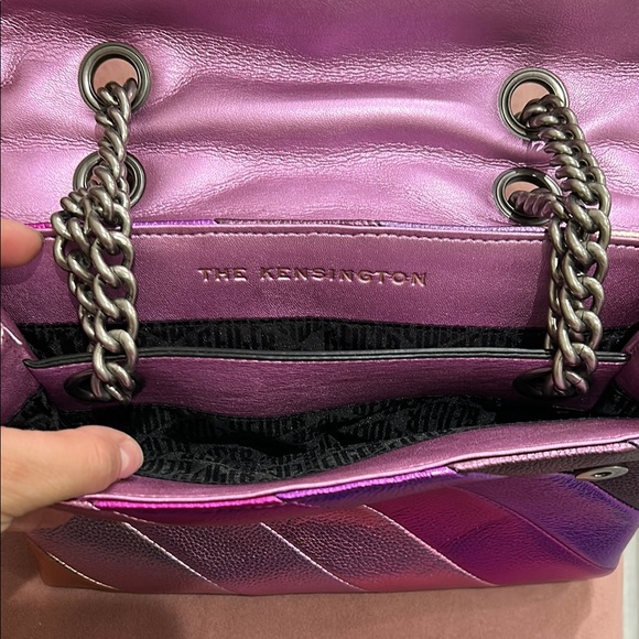 Kurt Geiger Pink and Purple Shoulder Bag THE KENSINGTON - Picture 10 of 14